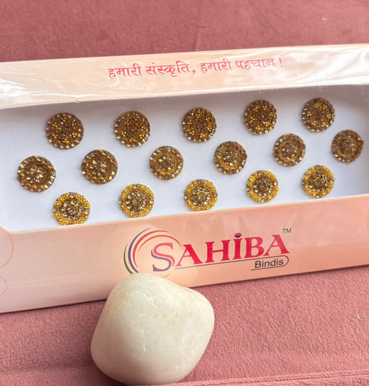Big-Sized Gold Bindi Card