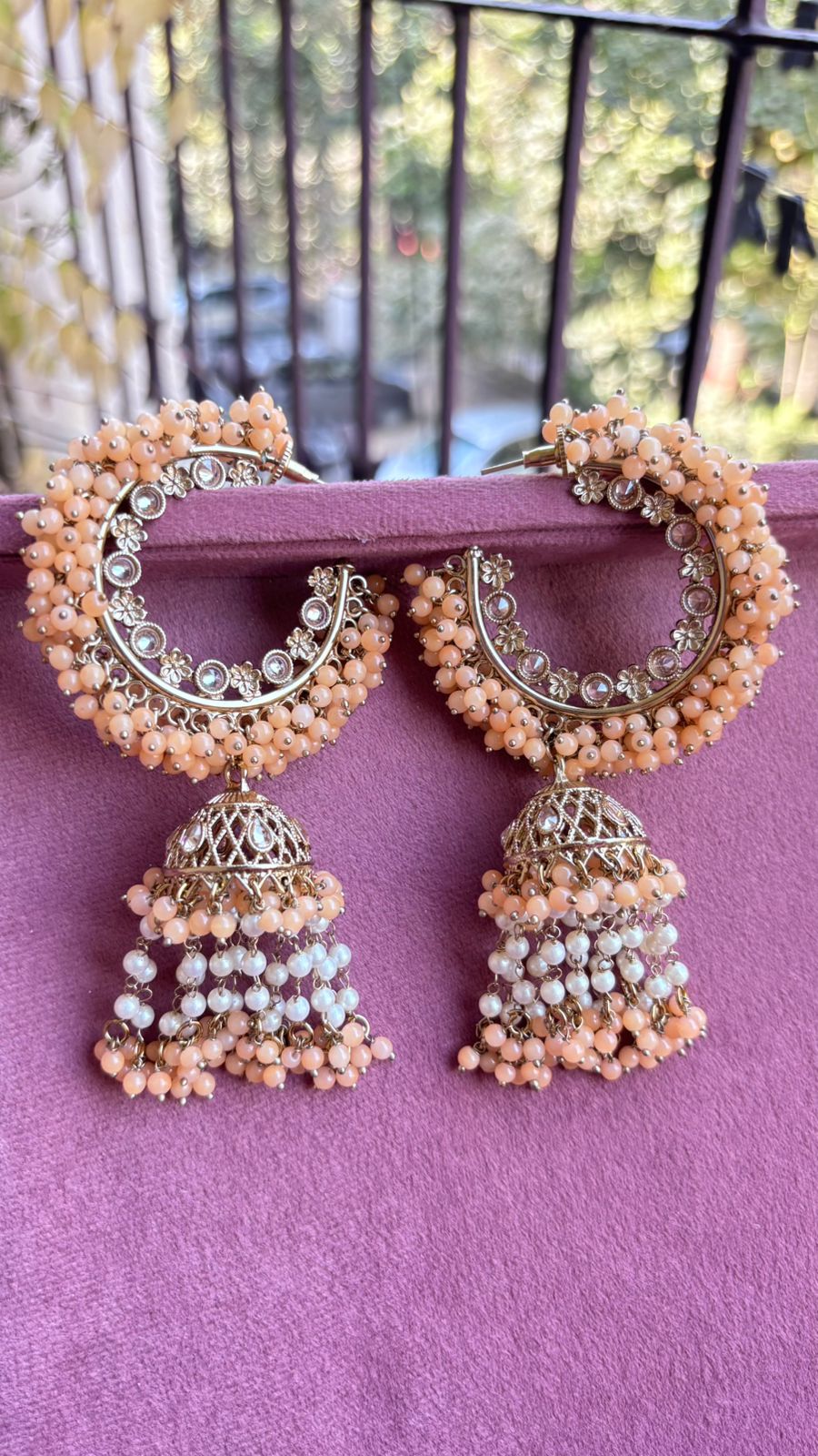 Sanita Oversized Polki Earrings