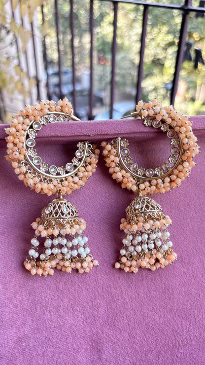 Sanita Oversized Polki Earrings