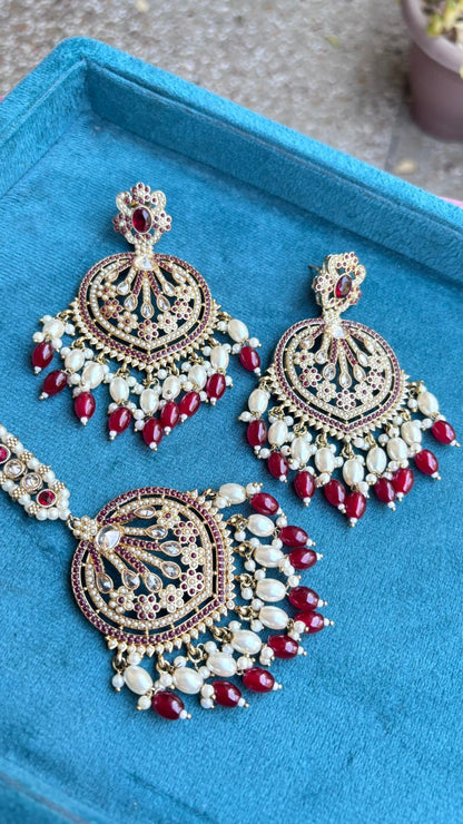 Kritika Polki Earrings Tikka
