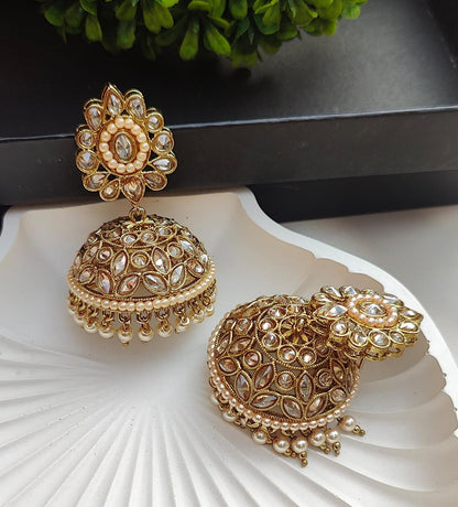 Karisma Polki Jhumkas