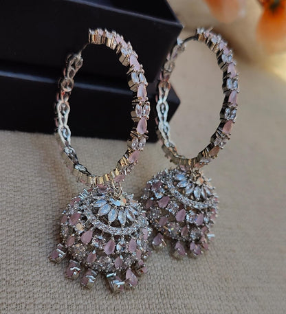Saavi AD Oversized Balis Earrings