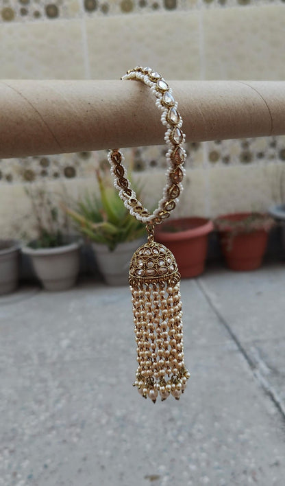 Deepa Polki Bangles (Pearl)