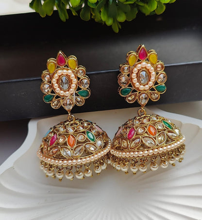 Karisma Polki Jhumkas