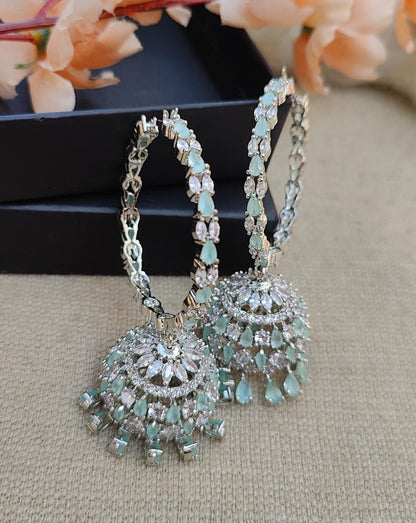 Saavi AD Oversized Balis Earrings