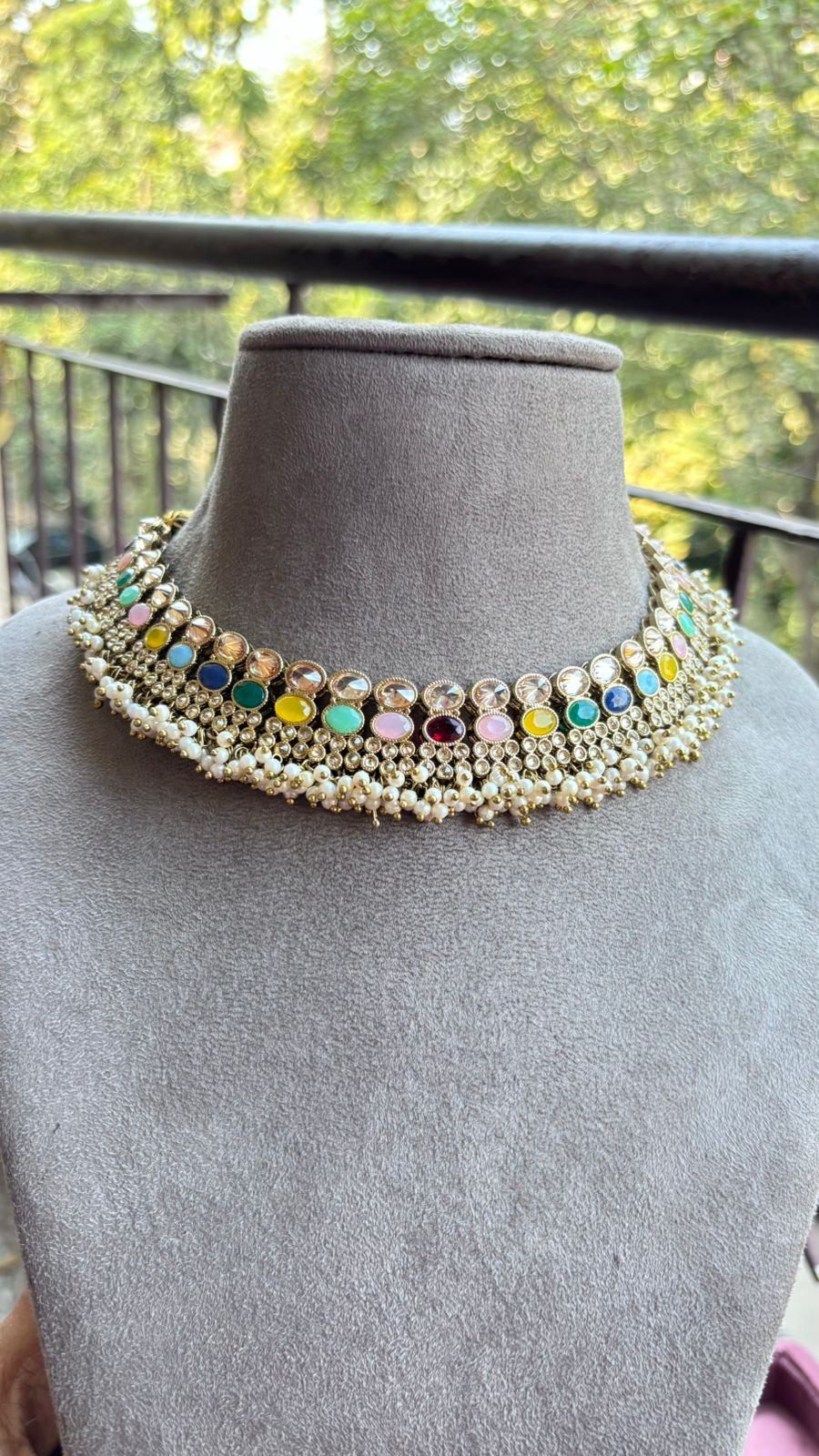 Anushka Polki Halskette