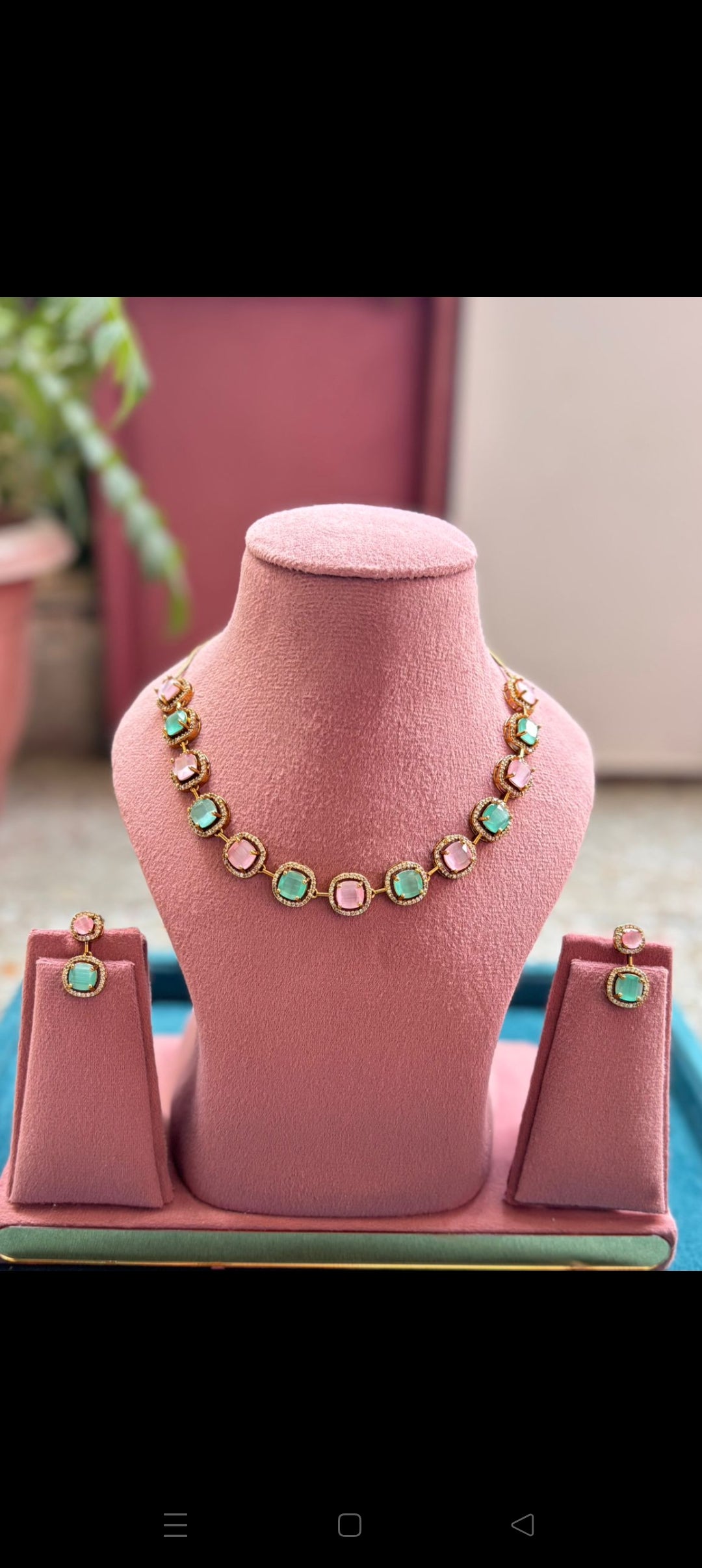 Vaishali AD/CZ Necklace Set