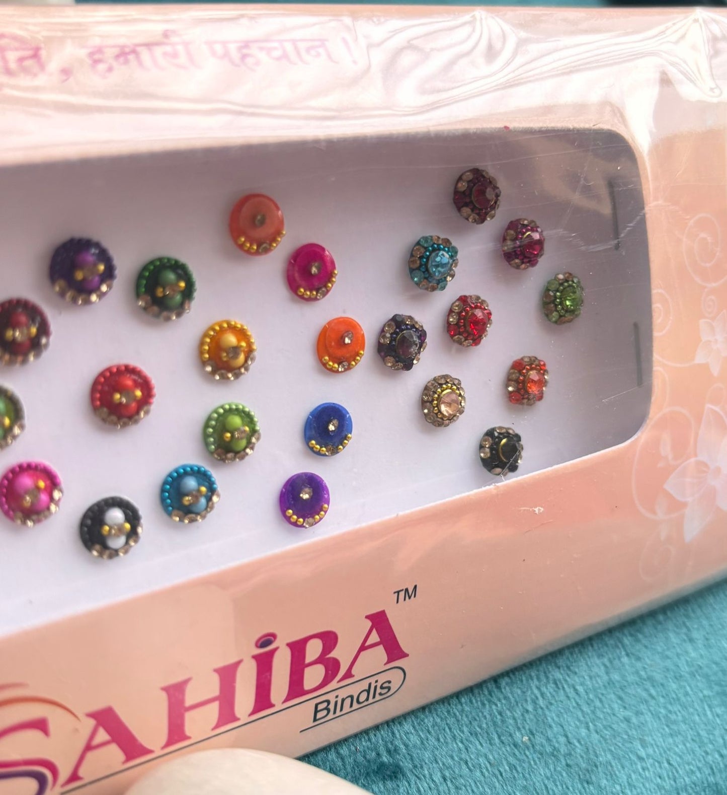 Multi Medium Round Bindi Card