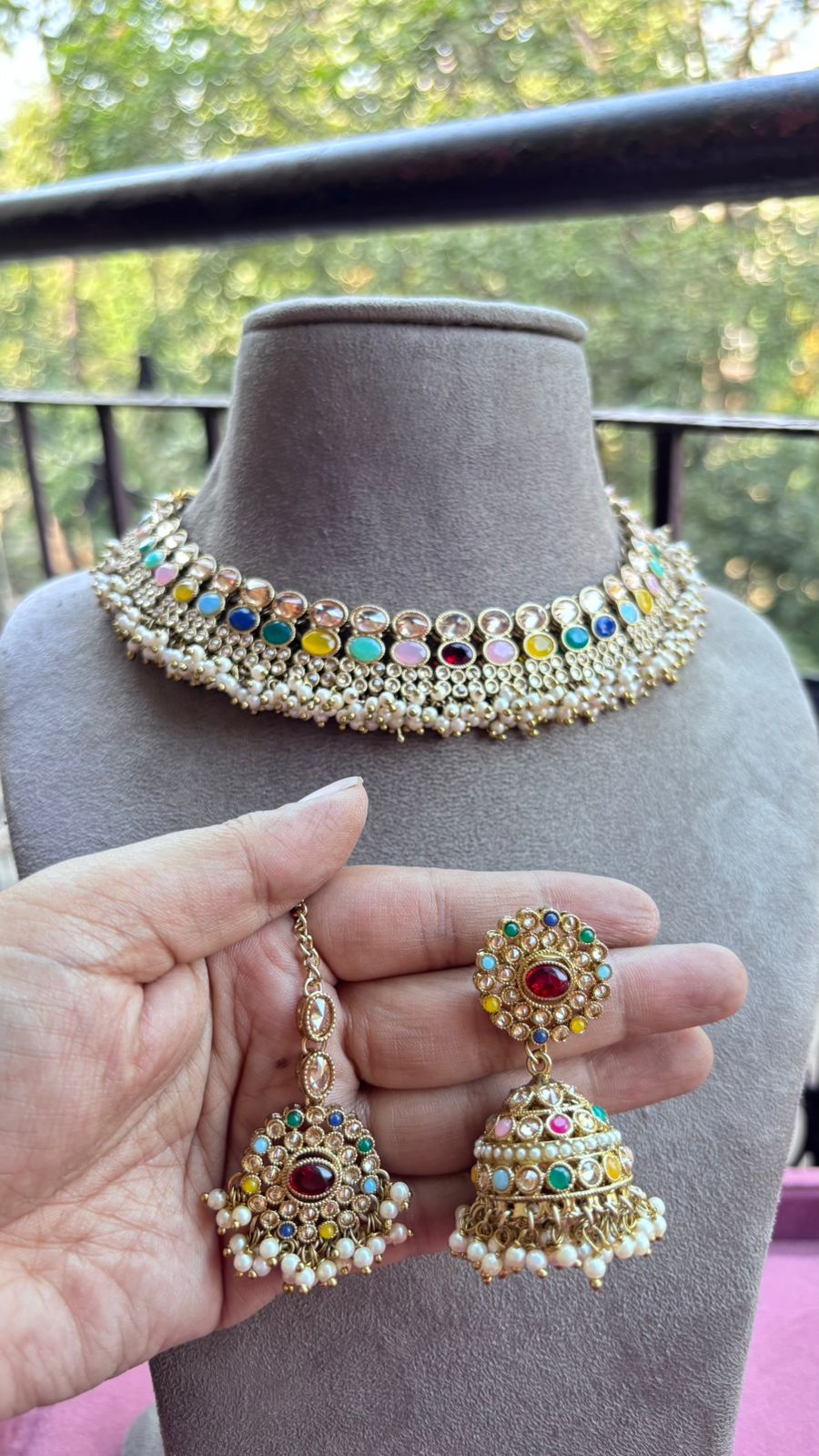 Anushka Polki Halskette