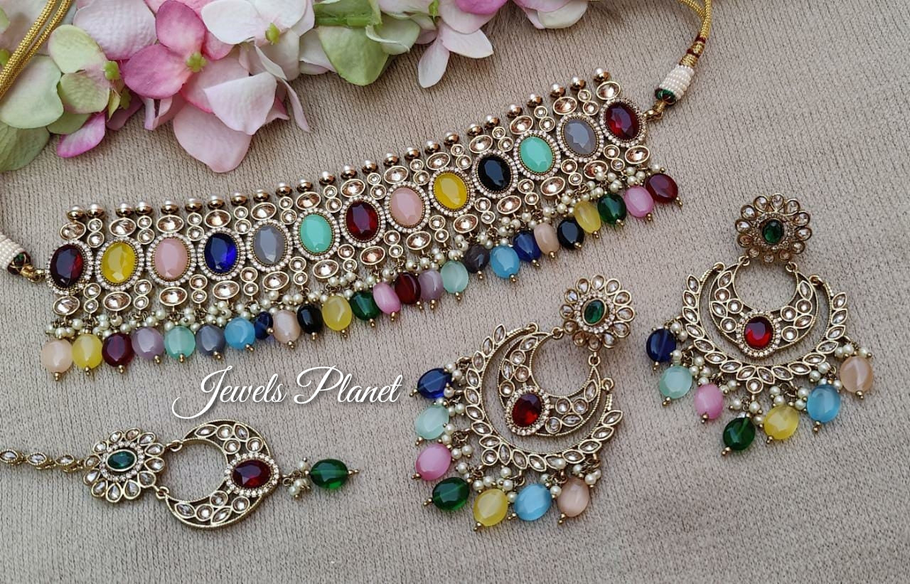 Parul Polki Choker Set