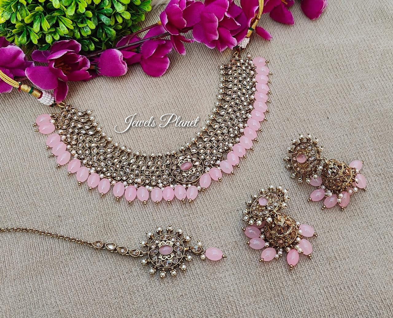 Bani Polki Necklace Set