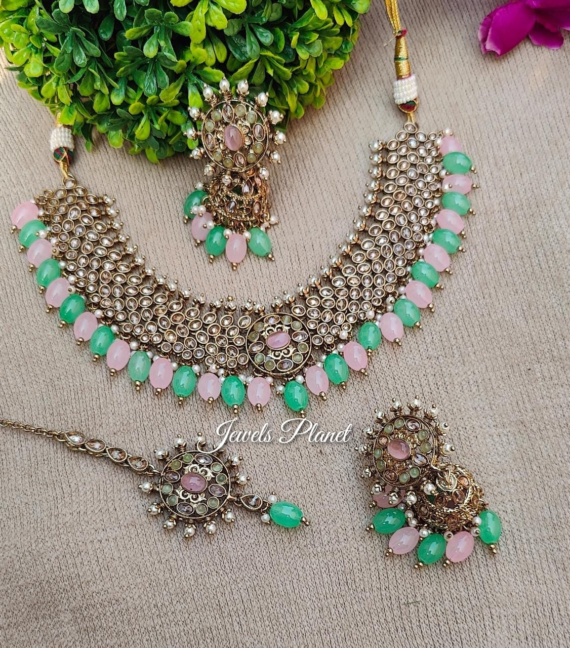 Bani Polki Necklace Set