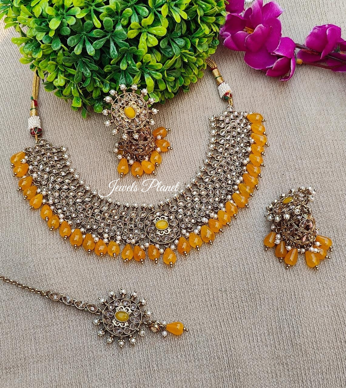 Bani Polki Necklace Set