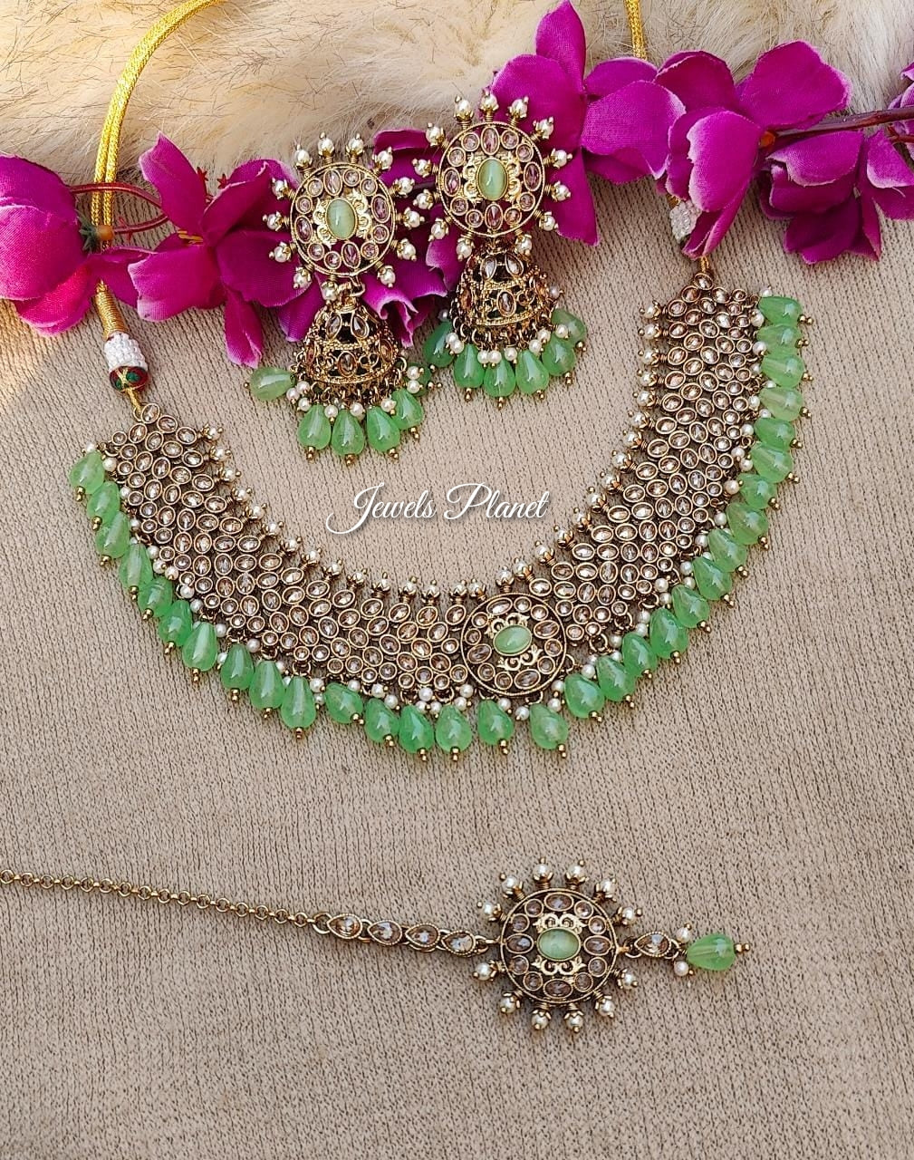 Bani Polki Necklace Set