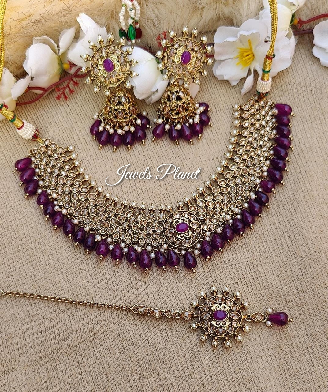 Bani Polki Necklace Set