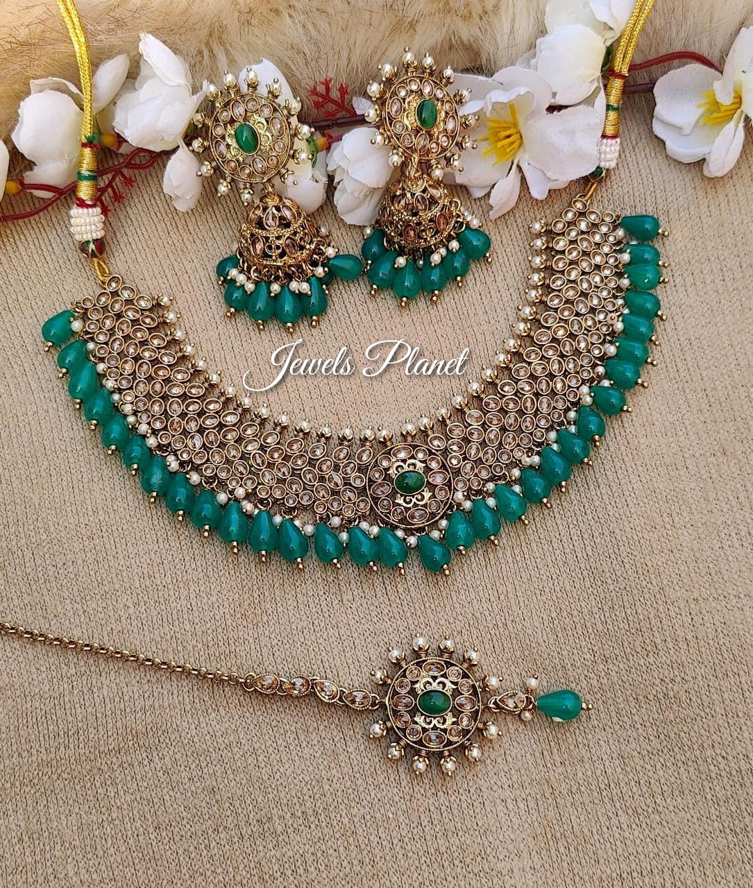 Bani Polki Necklace Set