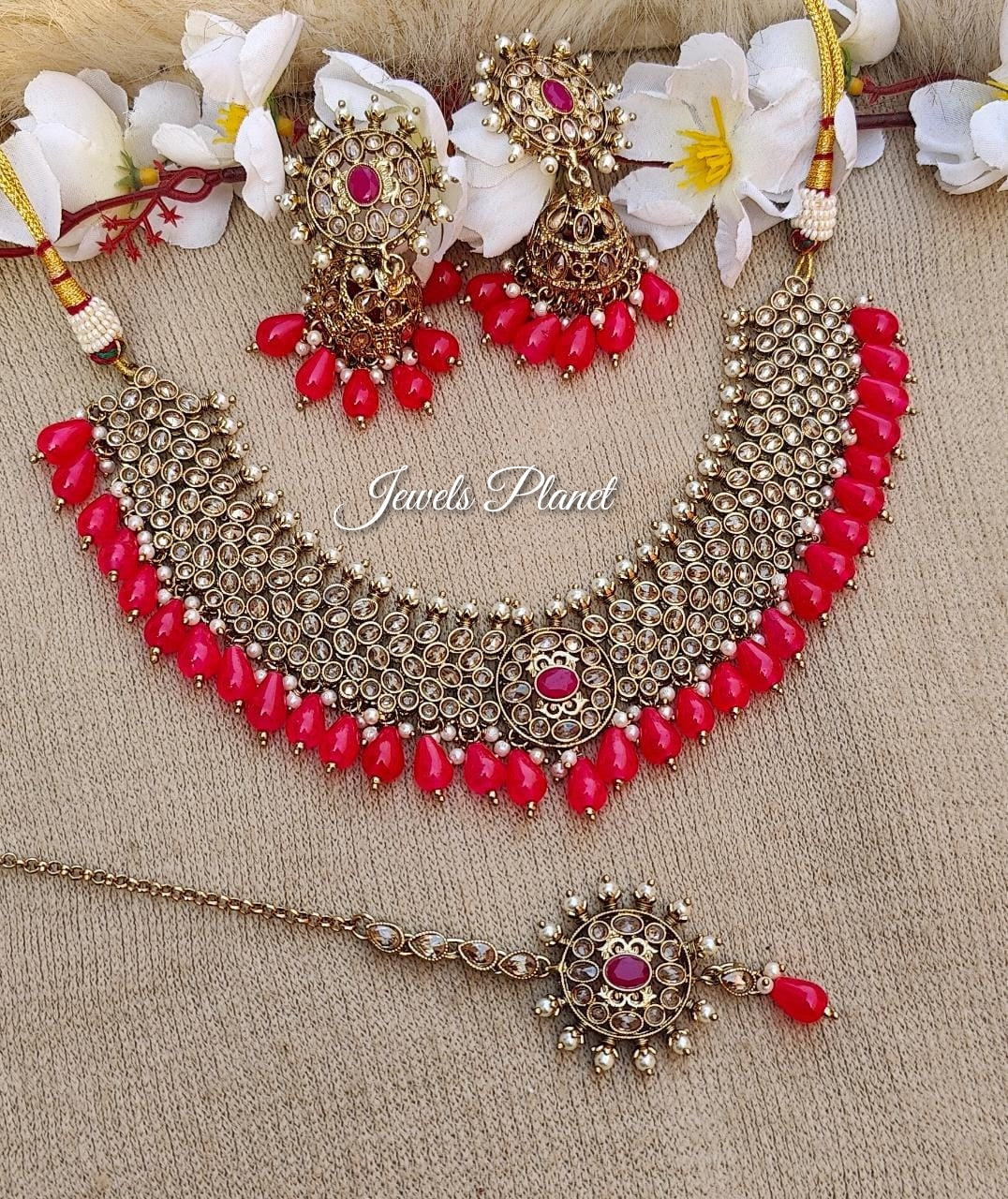 Bani Polki Necklace Set