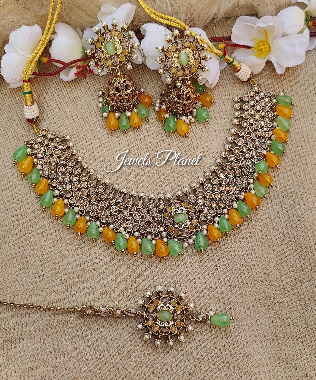 Bani Polki Necklace Set