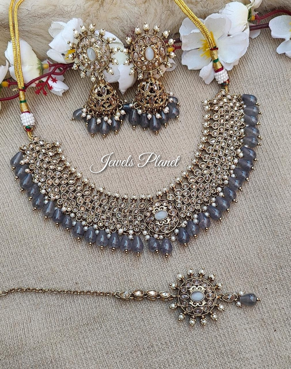 Bani Polki Necklace Set