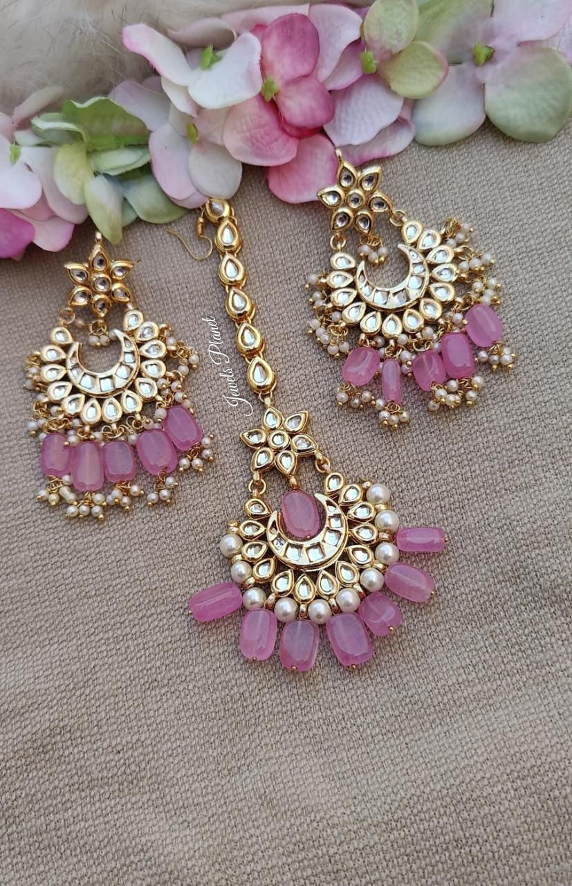 Ariana Kundan Earrings Tikka