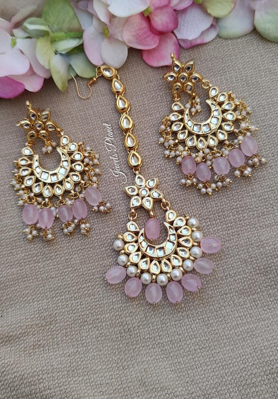 Ariana Kundan Earrings Tikka