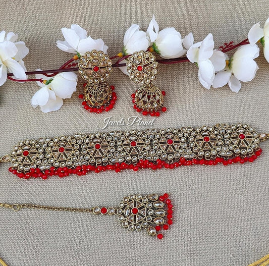 Diksha Polki Choker Set