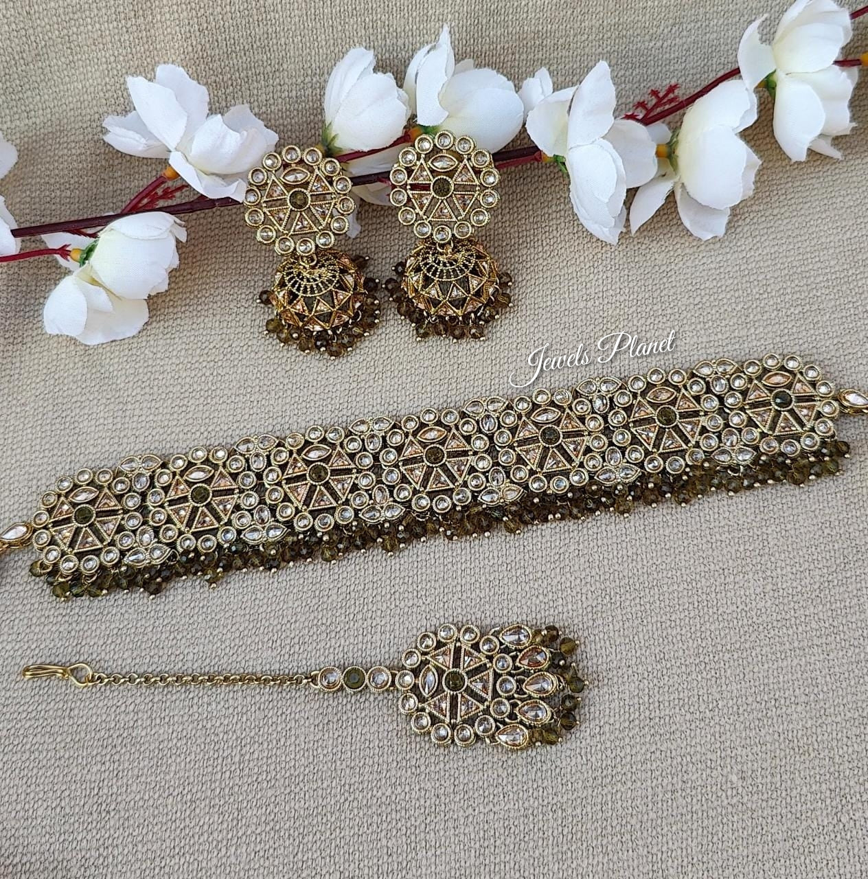 Diksha Polki Choker Set