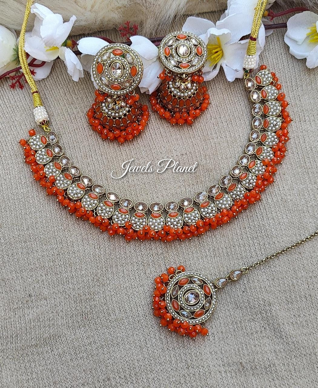 Dahlia Necklace Set