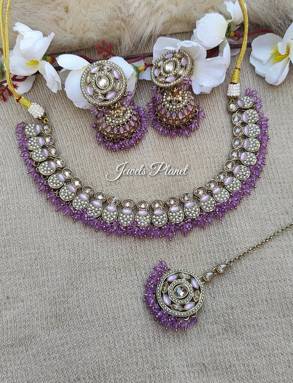 Dahlia Necklace Set