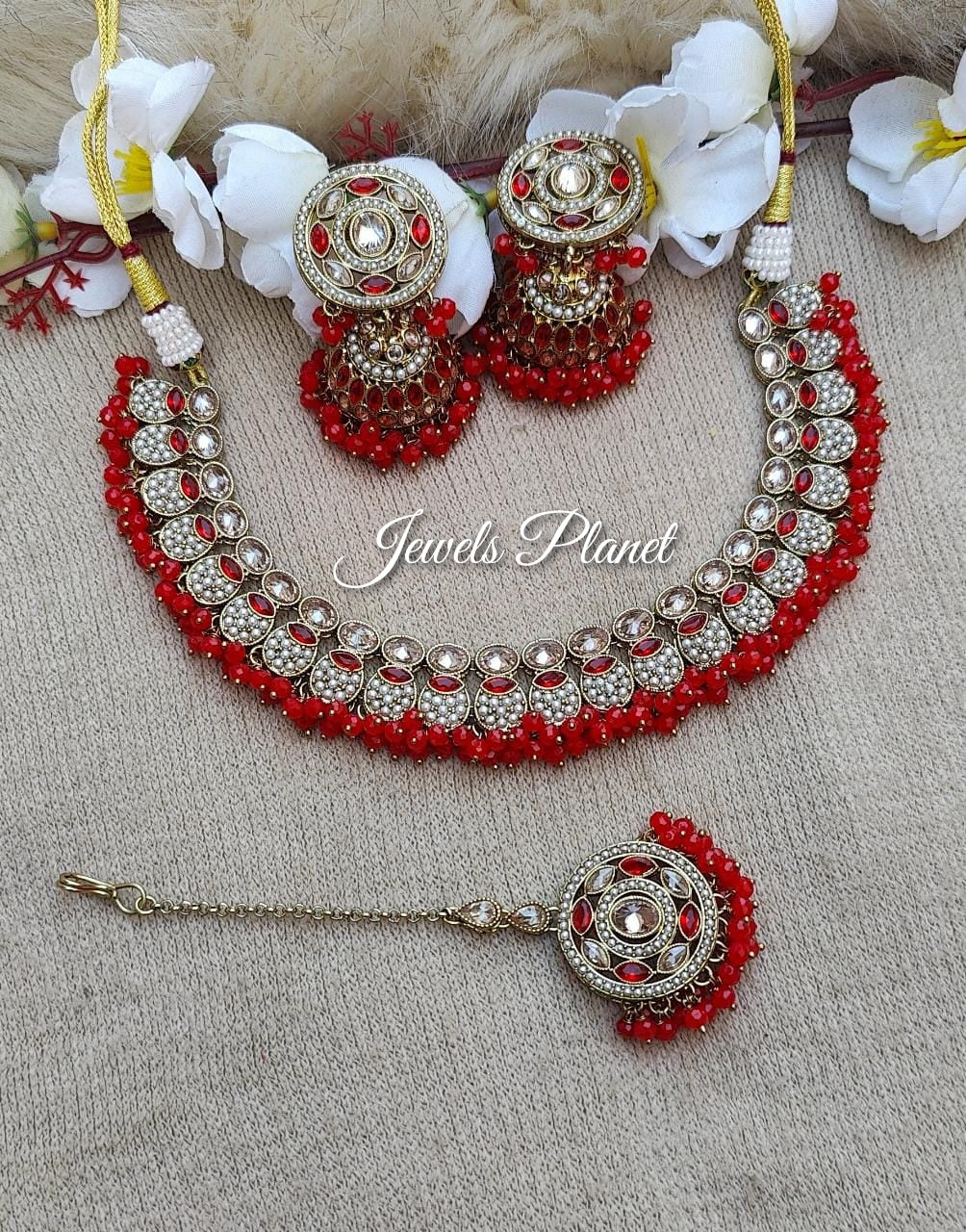 Dahlia Necklace Set