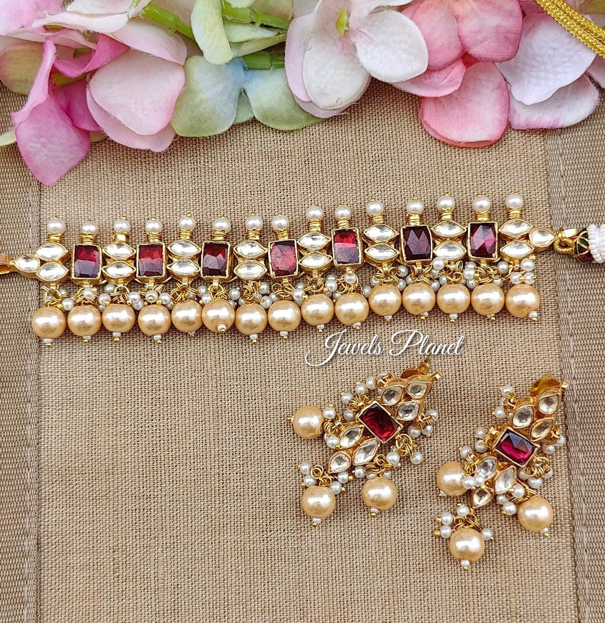 Ragini Pachi Kundan Choker Set