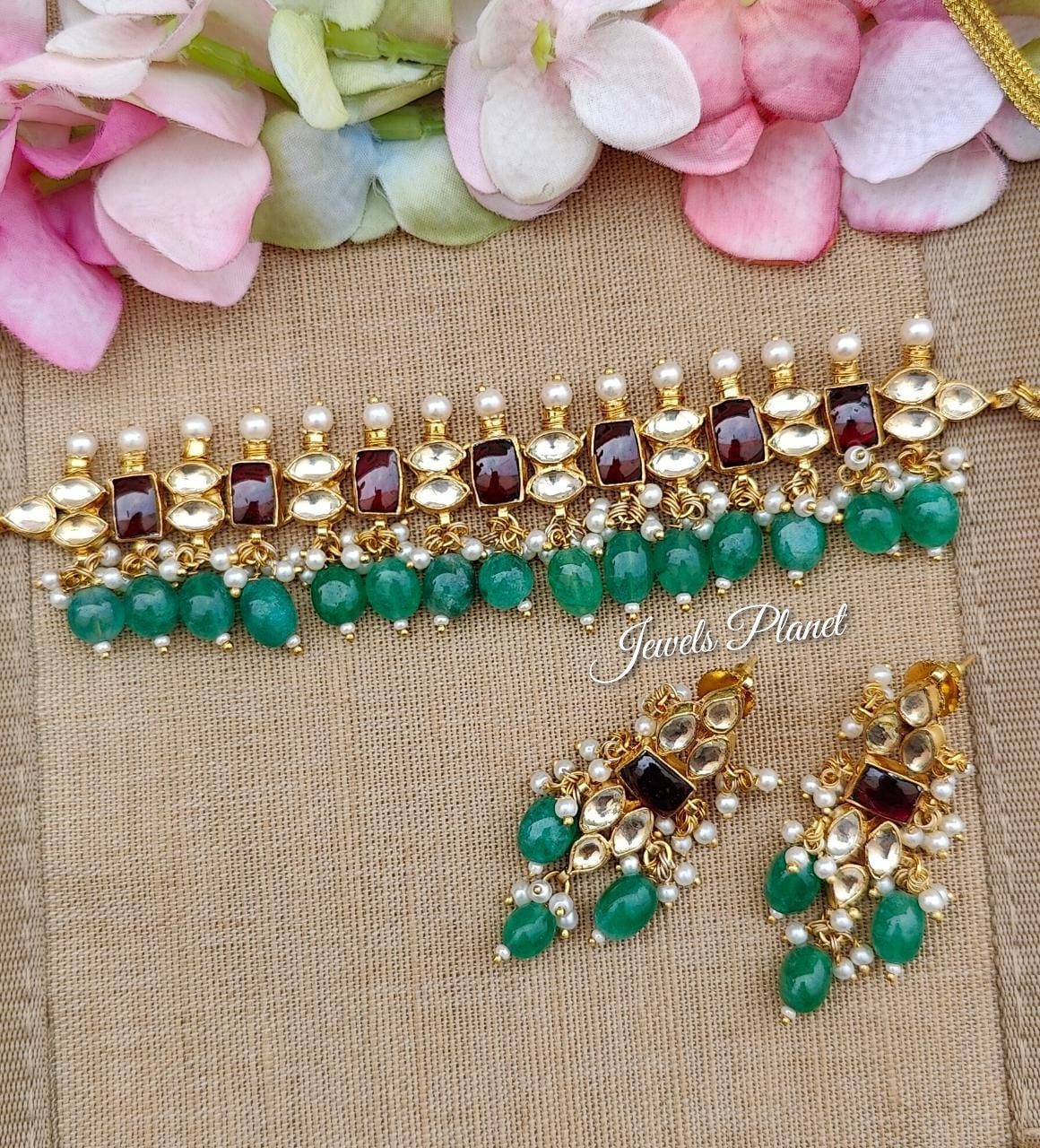 Ragini Pachi Kundan Choker Set