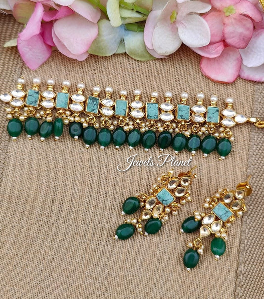 Ragini Pachi Kundan Choker Set