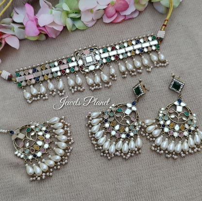 Akshaya Mirror Choker