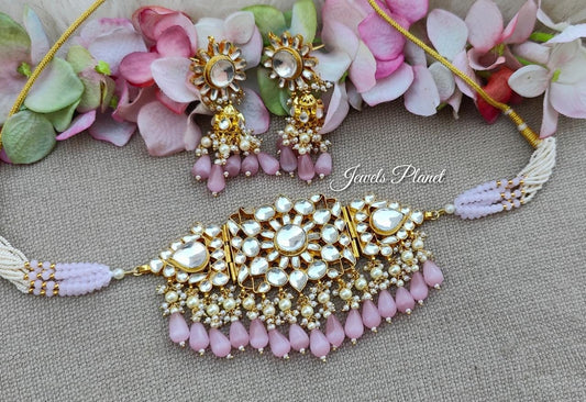 Mereena Pachi Kundan Choker