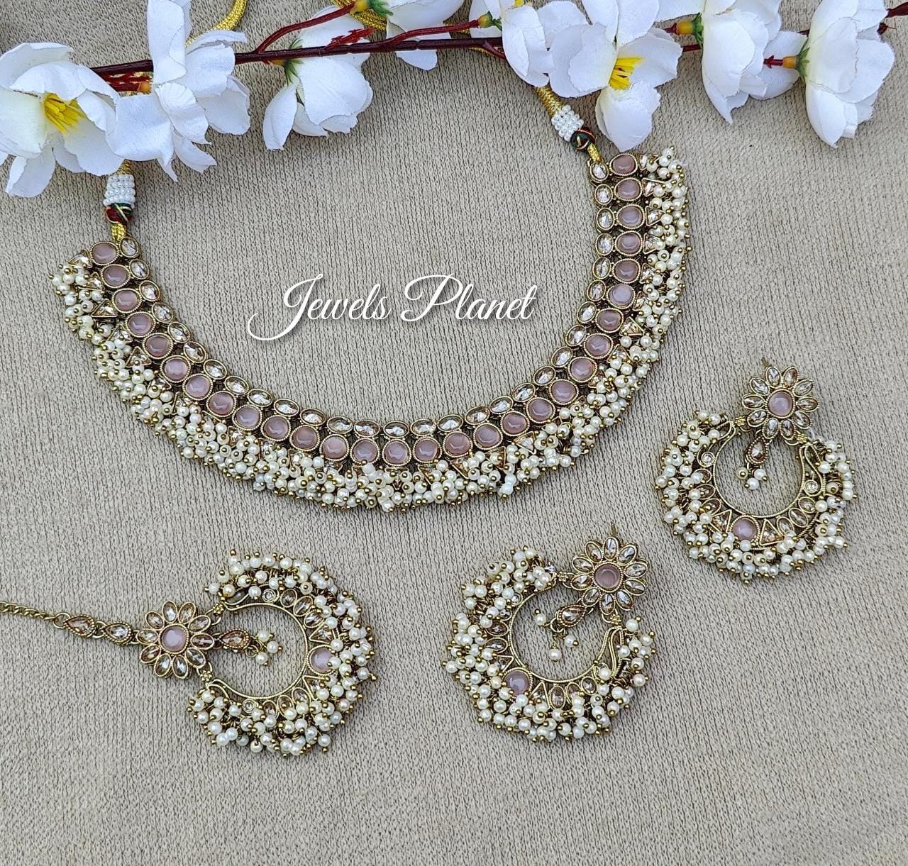 Sana Polki Necklace Set