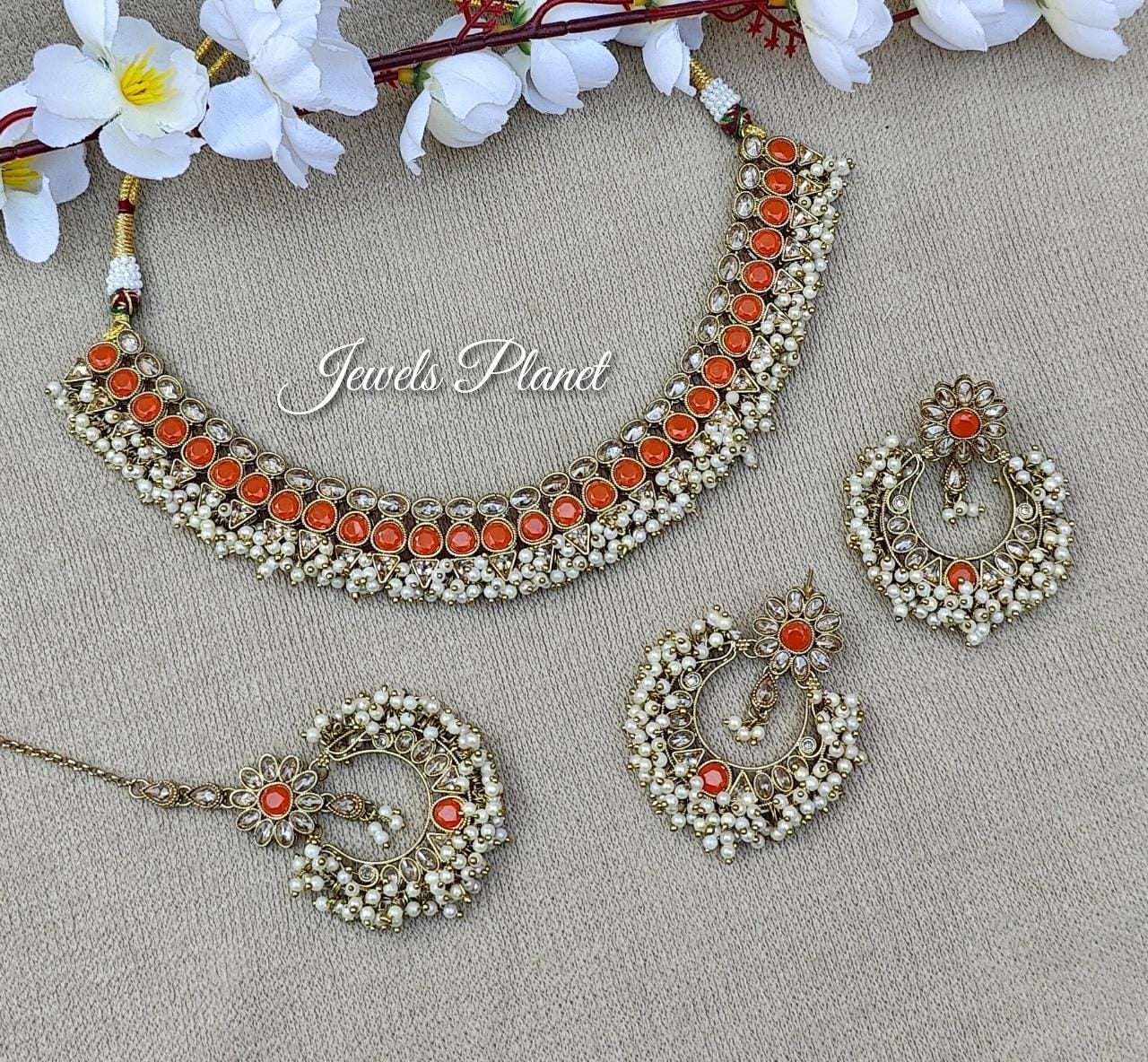 Sana Polki Necklace Set