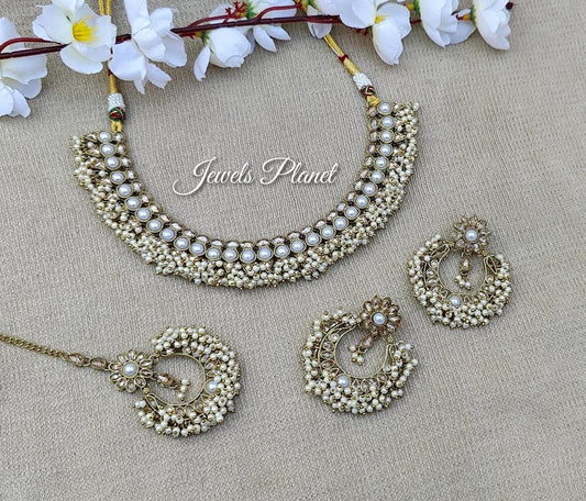 Sana Polki Necklace Set