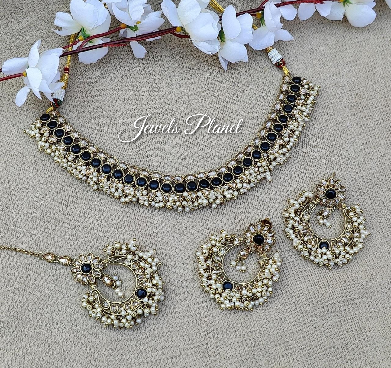 Sana Polki Necklace Set