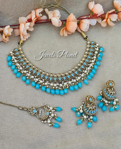 Gauri Polki Necklace Set