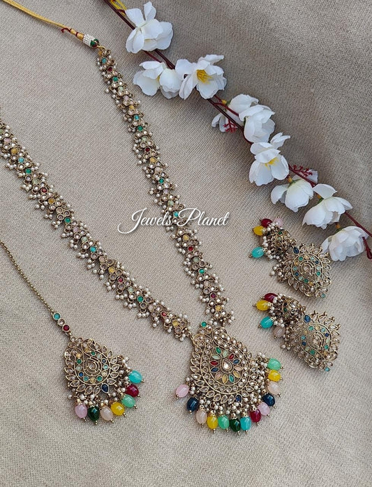 Radha Long Necklace Set