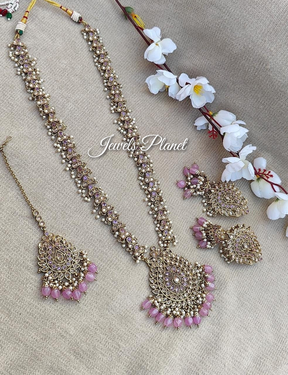 Radha Long Necklace Set