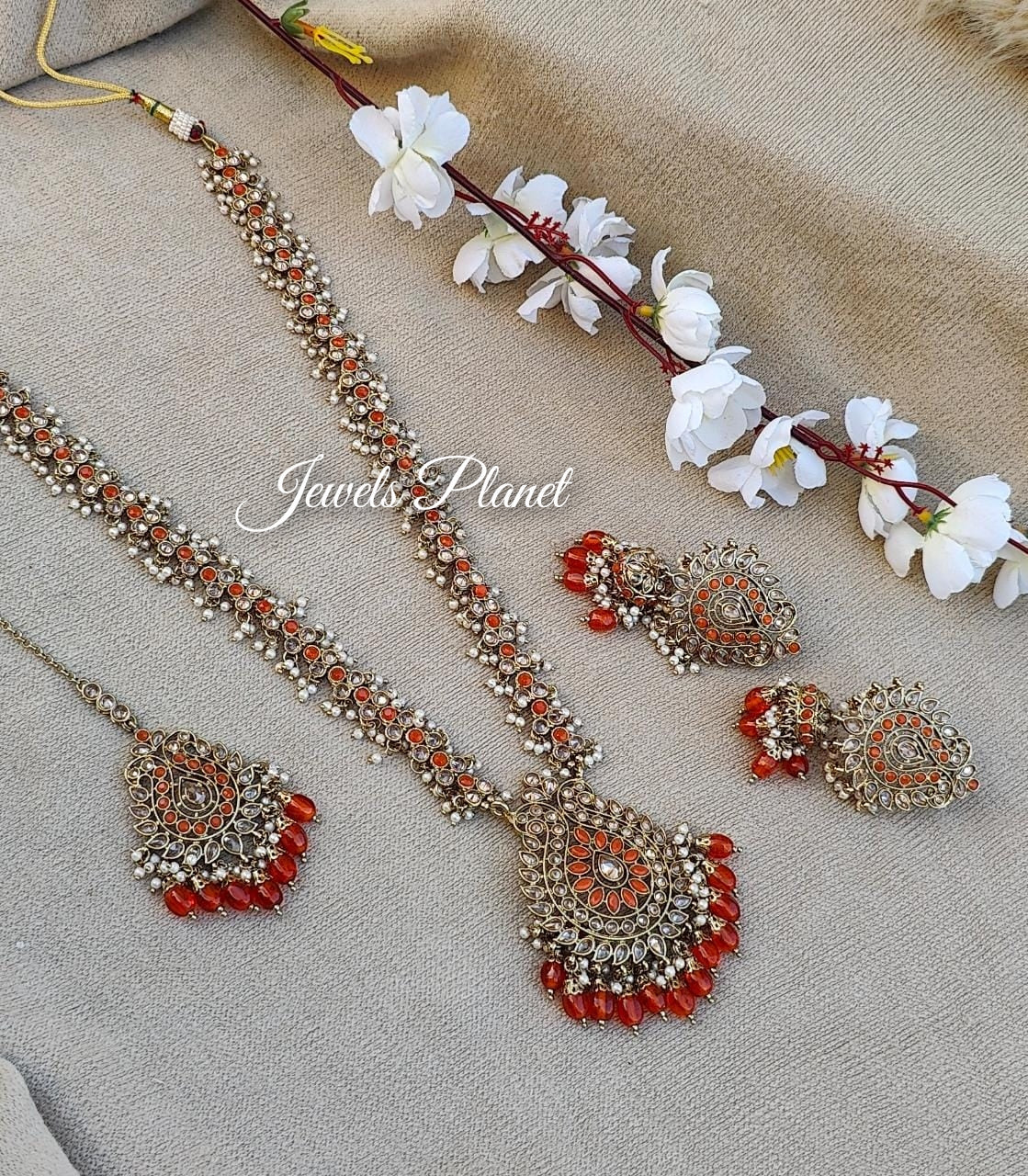 Radha Long Necklace Set