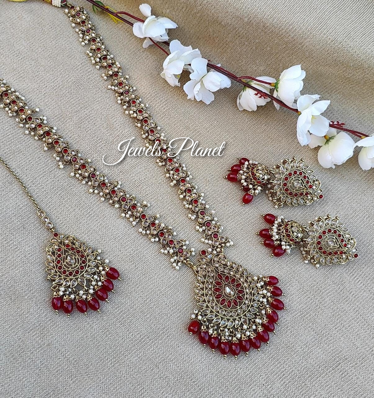 Radha Long Necklace Set