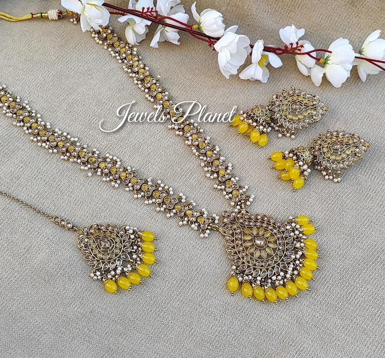 Radha Long Necklace Set