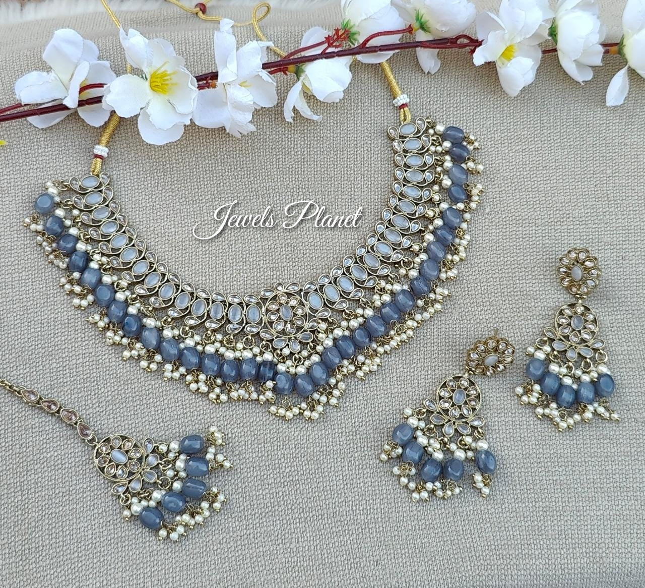 Madhuri Polki Necklace