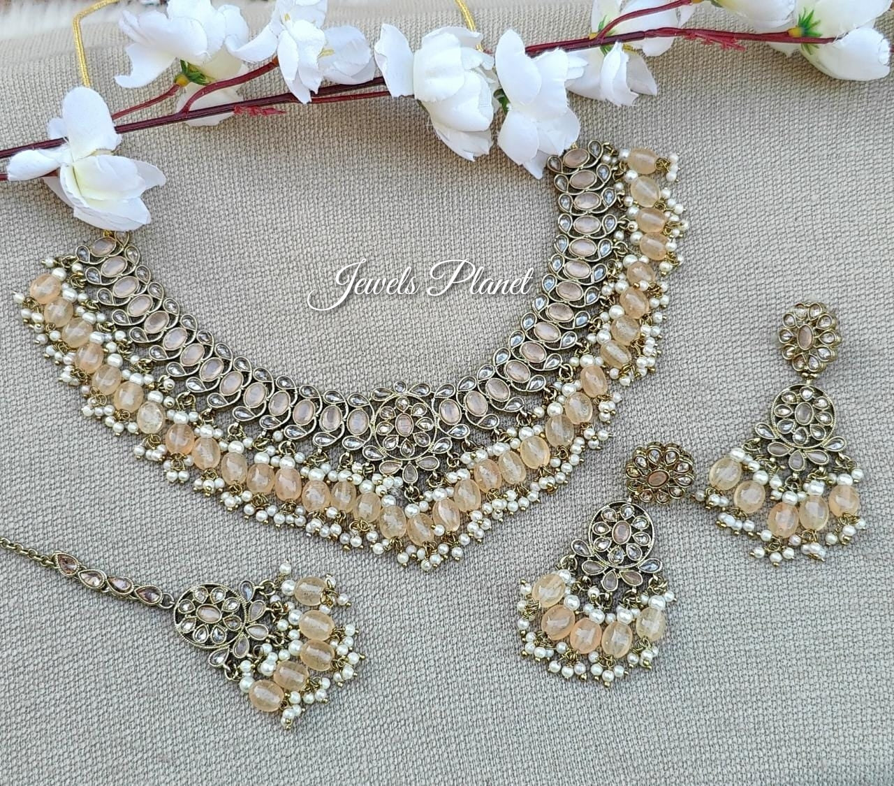 Madhuri Polki Necklace