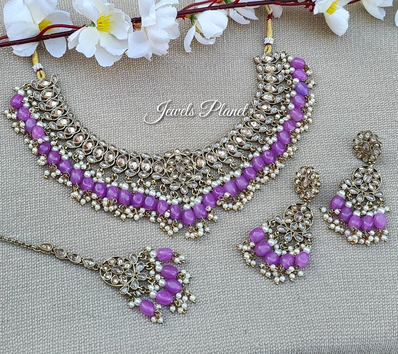 Madhuri Polki Necklace