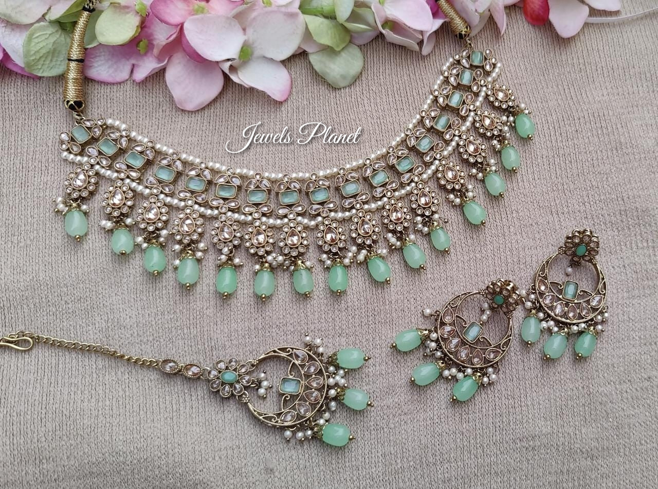 Dhriti Polki Necklace Set