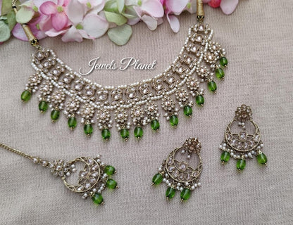 Dhriti Polki Necklace Set